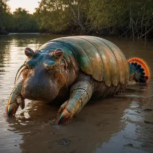 Hippopotamus + Mantis shrimp